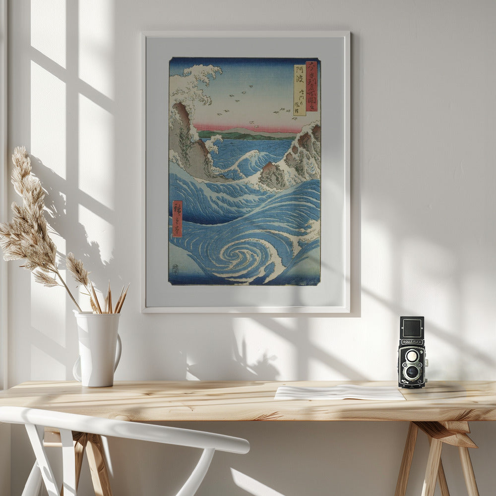 Fine Art Print, Awa Province Naruto Whirlpools