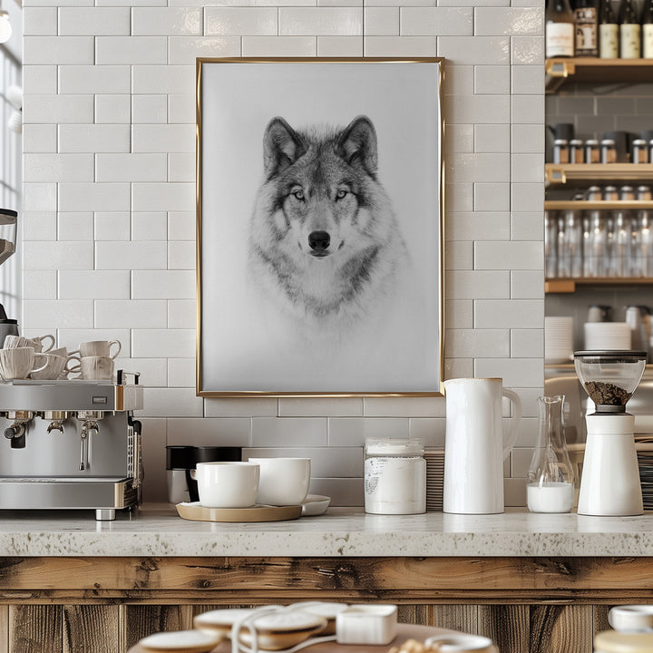 Fine Art Print, Portrait of a Timber Wolf