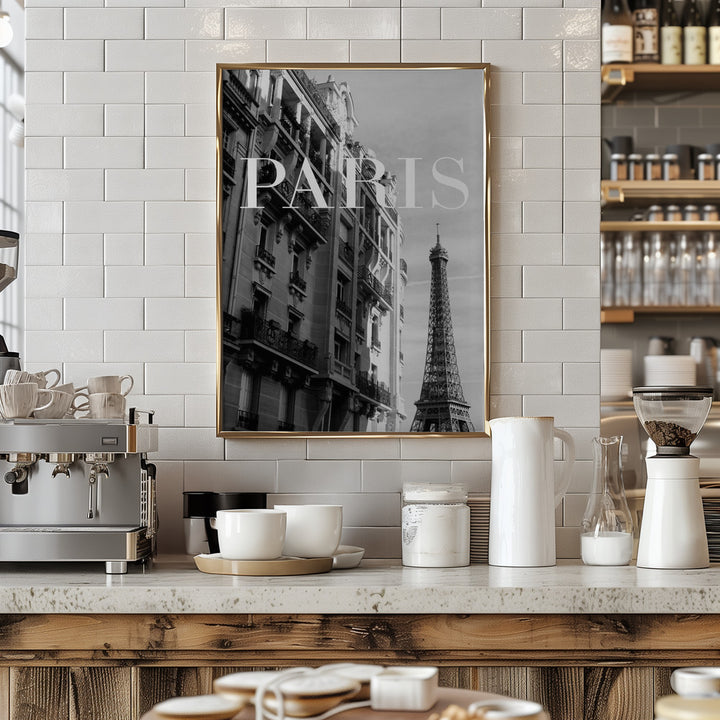 Fine Art Print, Paris Text 3