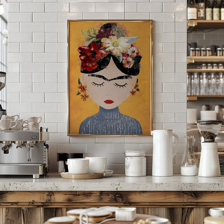 Fine Art Print, Frida (Yellow Version)