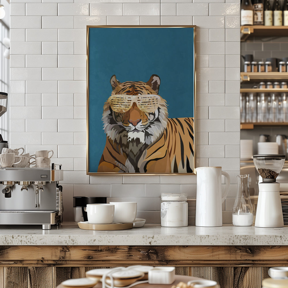 Fine Art Print, Hip Hop Tiger