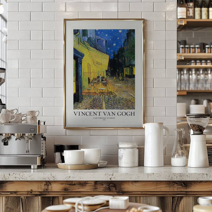 Fine Art Print, Café Terrace At Night