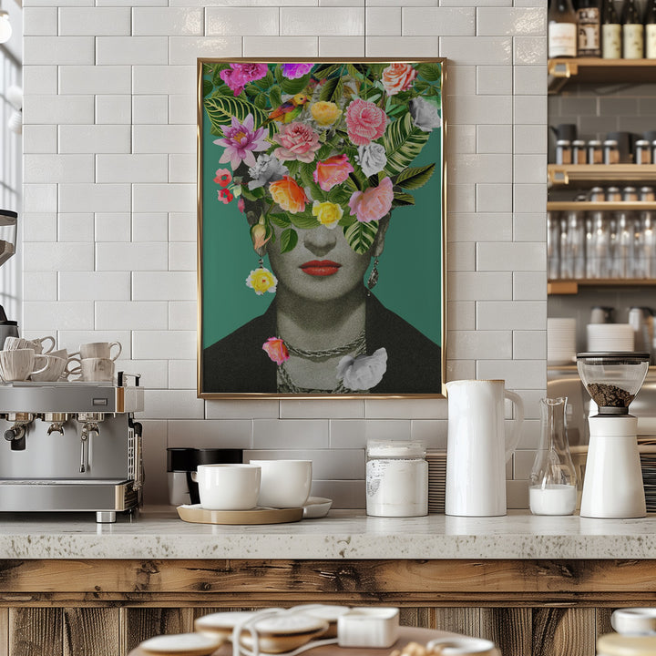 Fine Art Print, Floral Frida