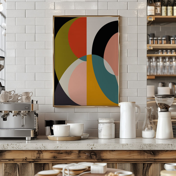 Fine Art Print, Mid Century Pastel 11