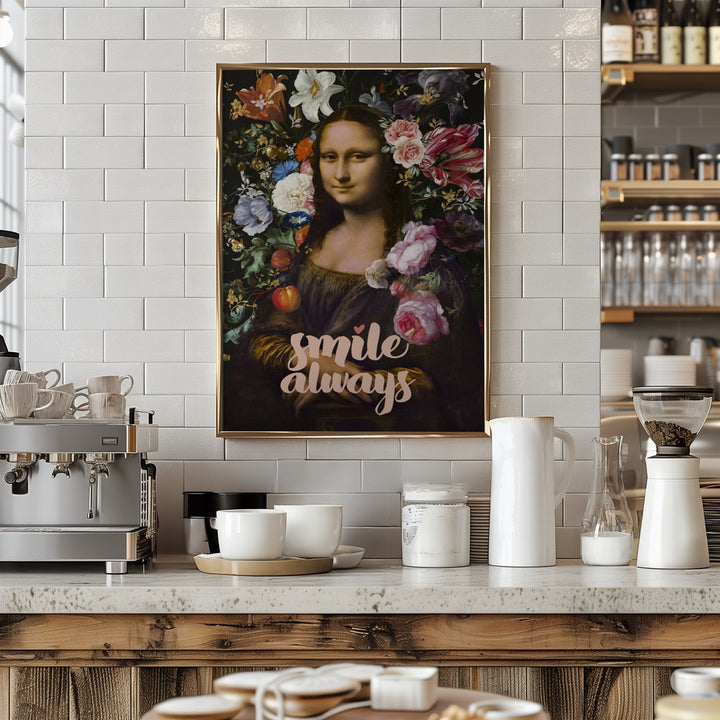 Fine Art Print, Smile Always, Mona Lisa