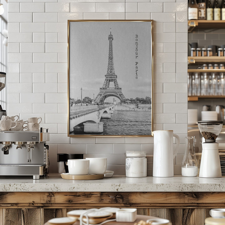 Fine Art Print, Bonjour Paris