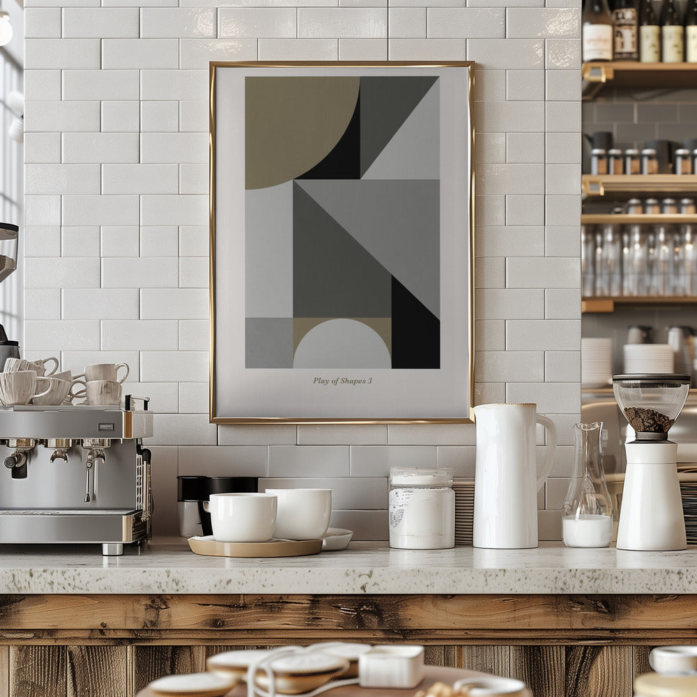 Fine Art Print, Play of Shapes 3