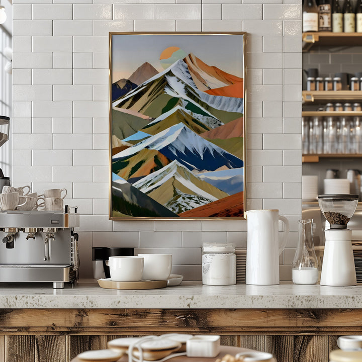 Fine Art Print, The Great Mountain Ranges