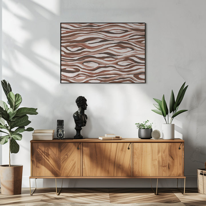 Fine Art Print, Abstract Pastel Tree Bark Pattern