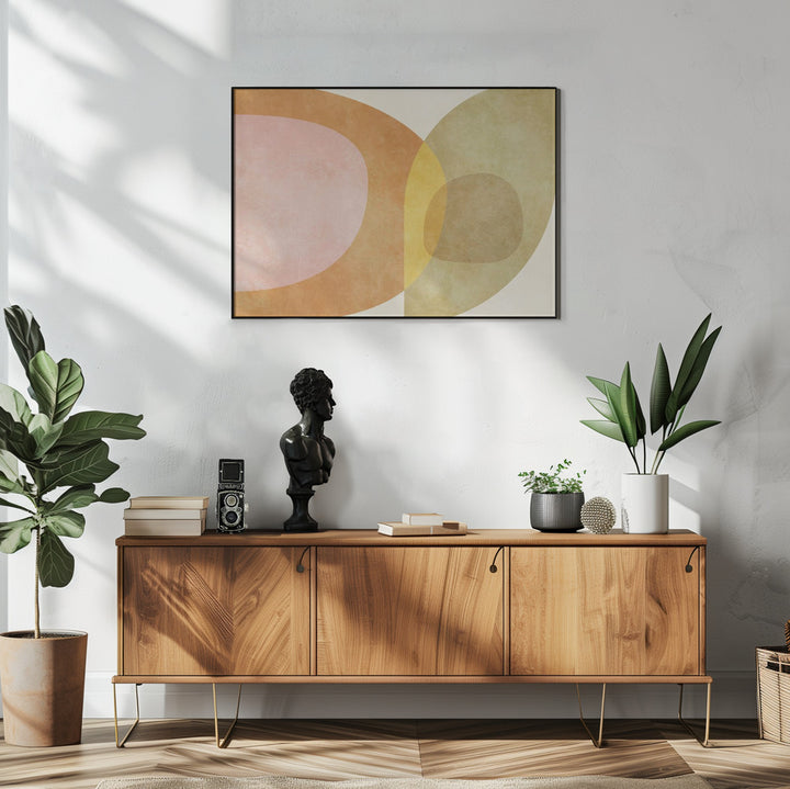 Fine Art Print, Aqua Shapes3 Kopie