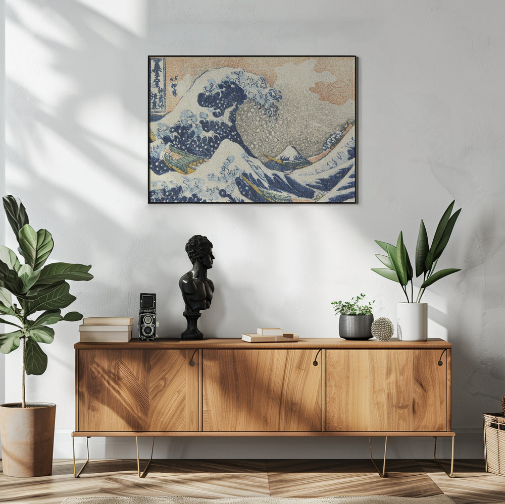 Fine Art Print, Hokusai's Under the Wave Off Kanagawa (1830 1833)