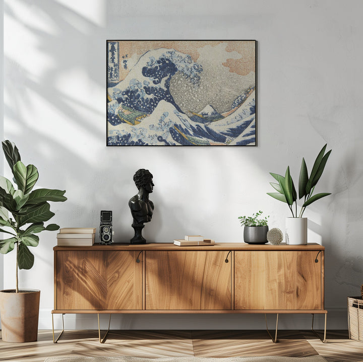 Fine Art Print, Hokusai's Under the Wave Off Kanagawa (1830 1833)