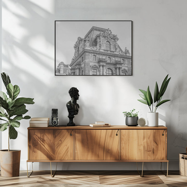 Fine Art Print, Paristuileriesbwbuilding Ratioiso