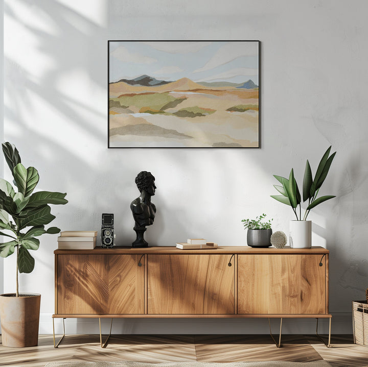 Fine Art Print, Rocky hill landscape