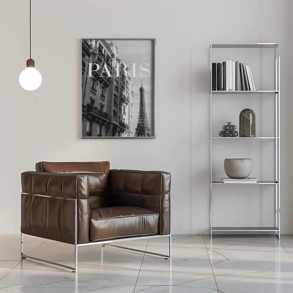 Fine Art Print, Paris Text 3