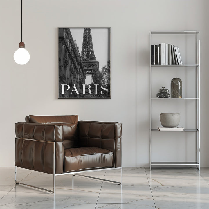 Fine Art Print, Paris Text 1