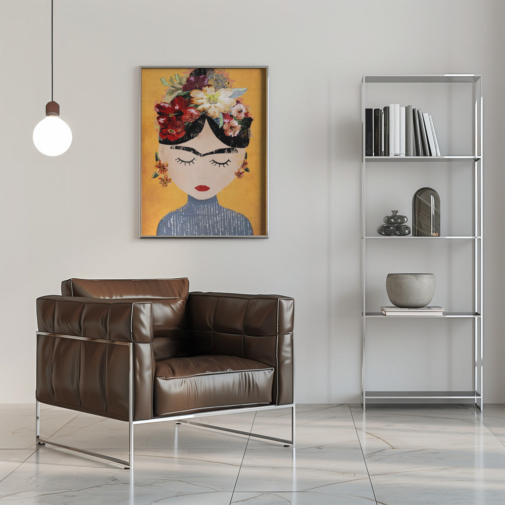 Fine Art Print, Frida (Yellow Version)