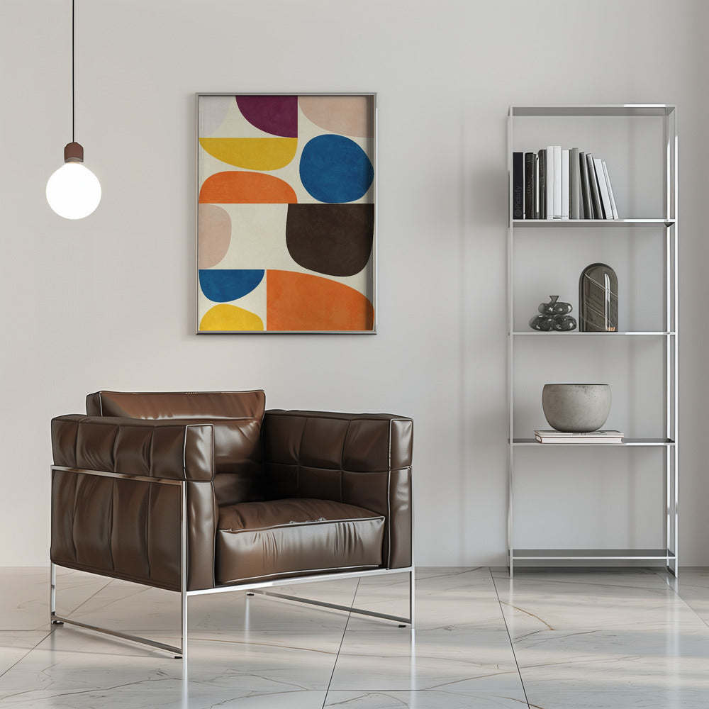 Fine Art Print, Vivid Bauhaus