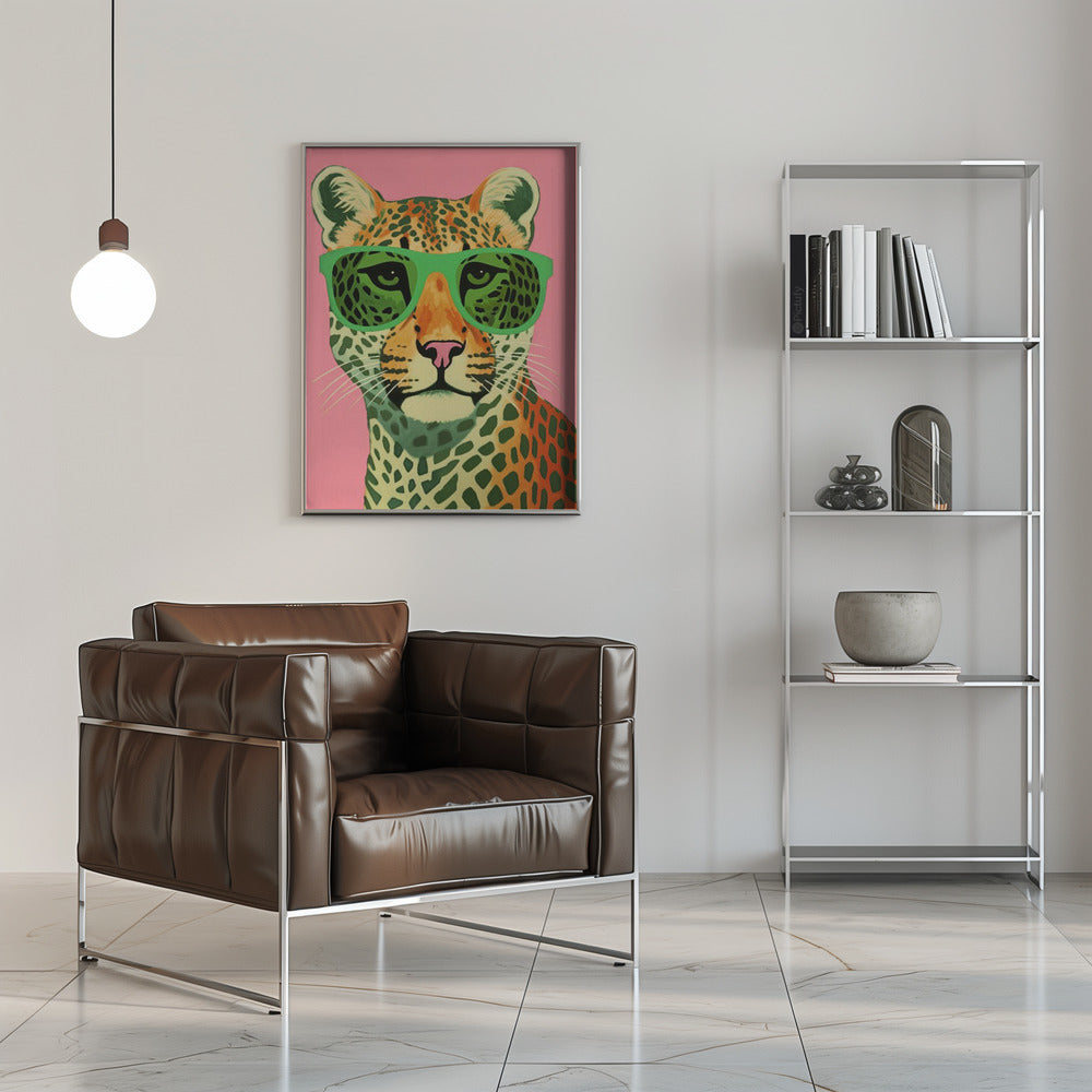 Fine Art Print, Leo With Glasses