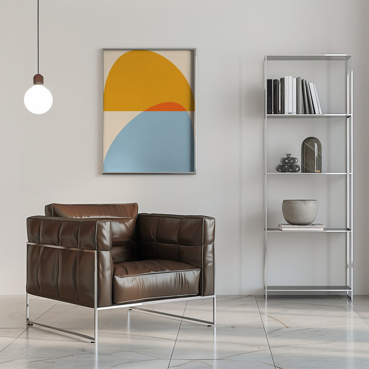 Fine Art Print, Mid Century Pastel 18