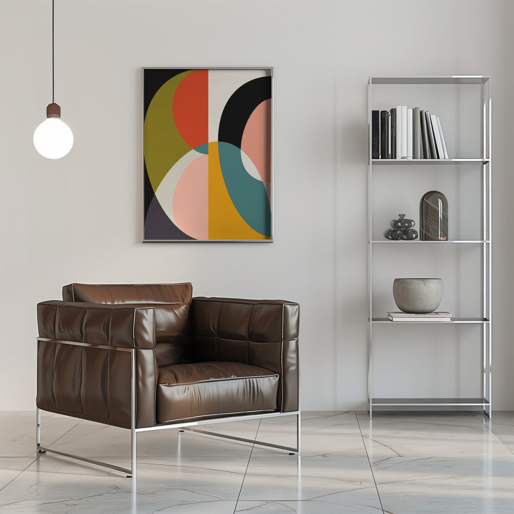 Fine Art Print, Mid Century Pastel 11