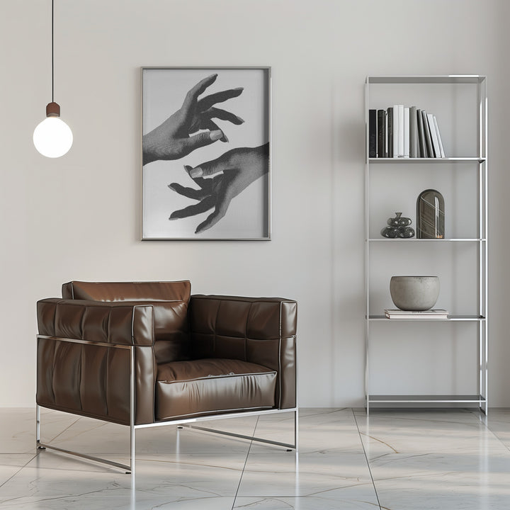 Fine Art Print, Hands B&w