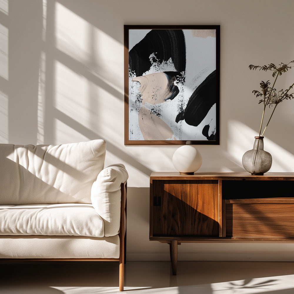 Fine Art Print, Black and Nude No 2