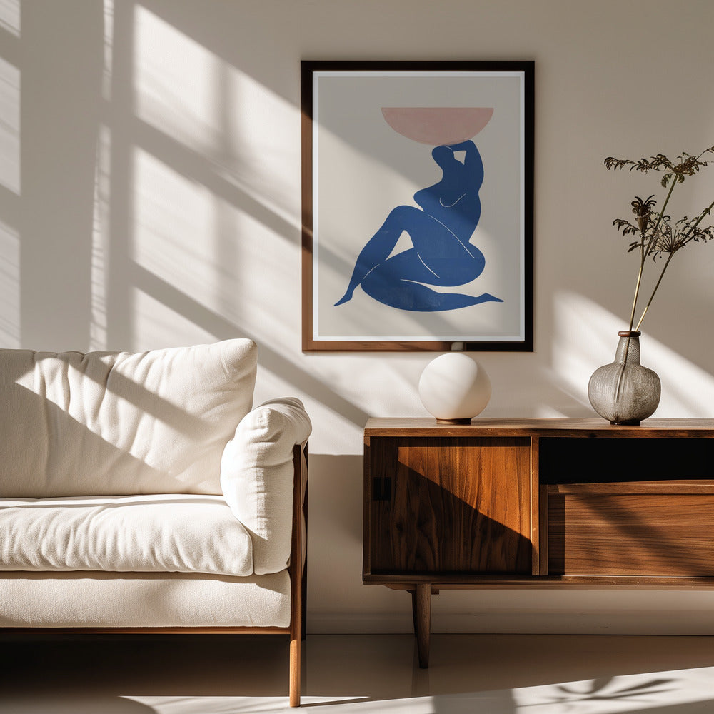 Fine Art Print, Vase and Woman