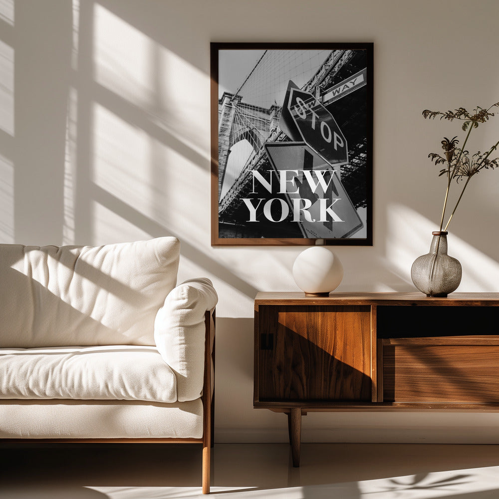 Fine Art Print, NYC Brooklyn Bridge