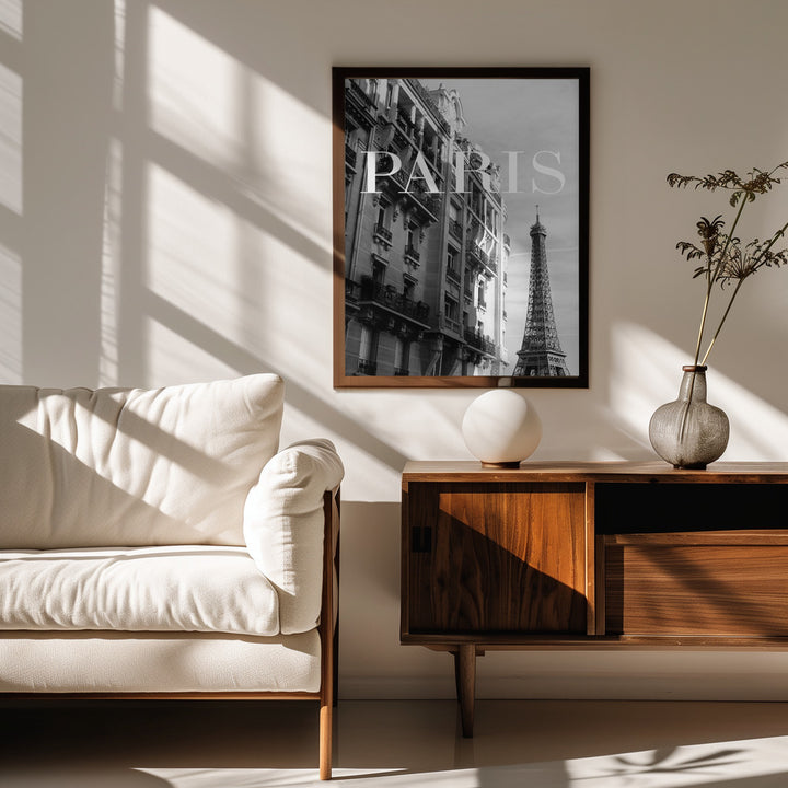 Fine Art Print, Paris Text 3