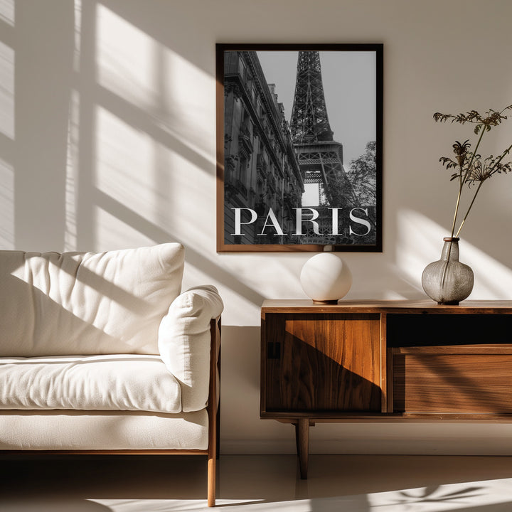 Fine Art Print, Paris Text 1