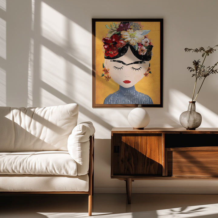 Fine Art Print, Frida (Yellow Version)