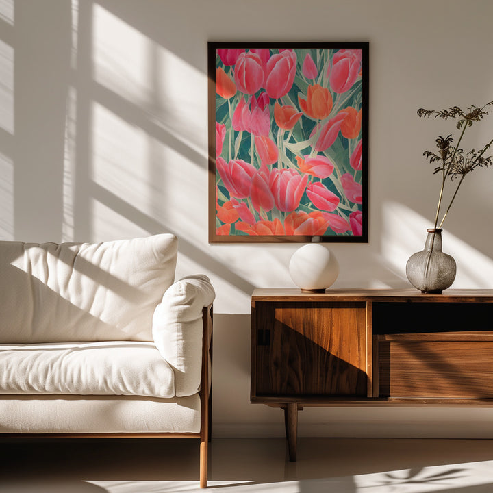 Fine Art Print, Pink Tulips