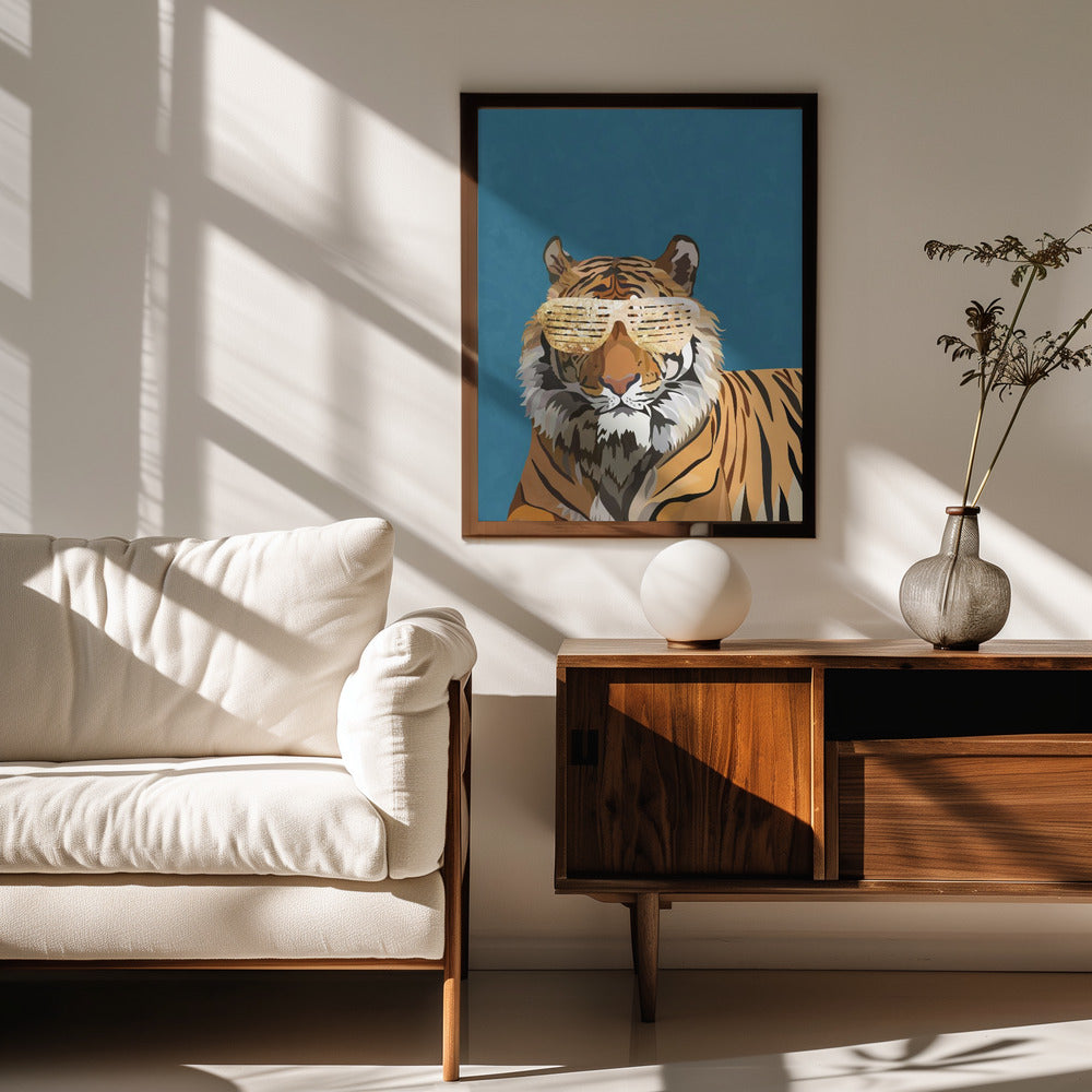 Fine Art Print, Hip Hop Tiger