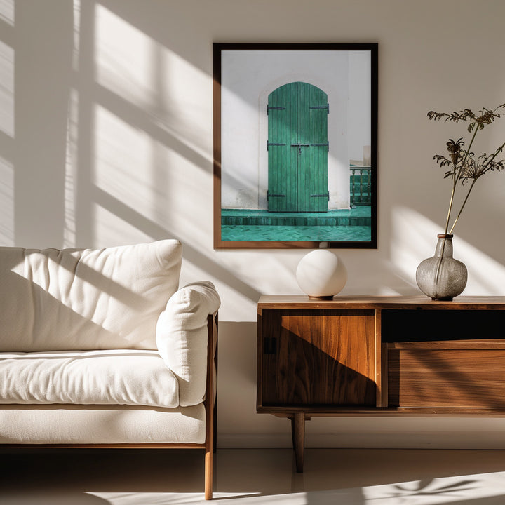 Fine Art Print, Marrakesh Green Door