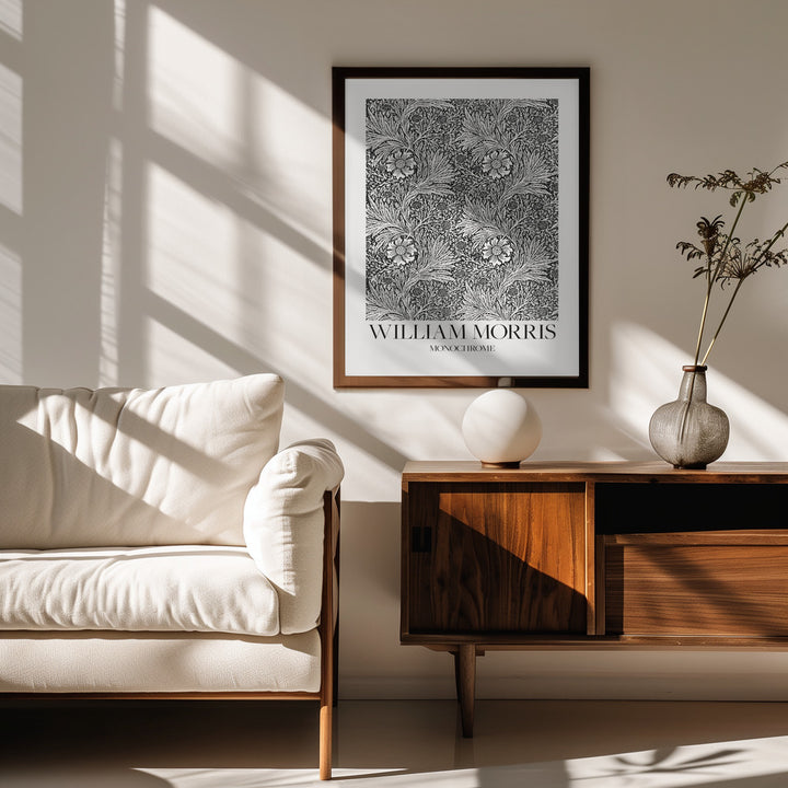 Fine Art Print, Marigold Monochrome