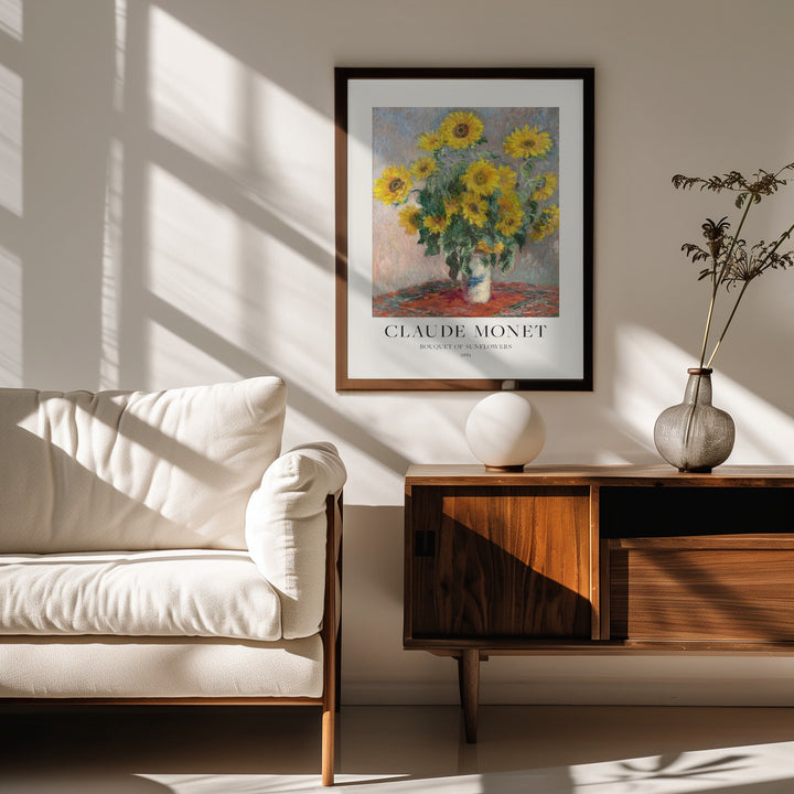 Fine Art Print, Bouquet Of Sunflowers