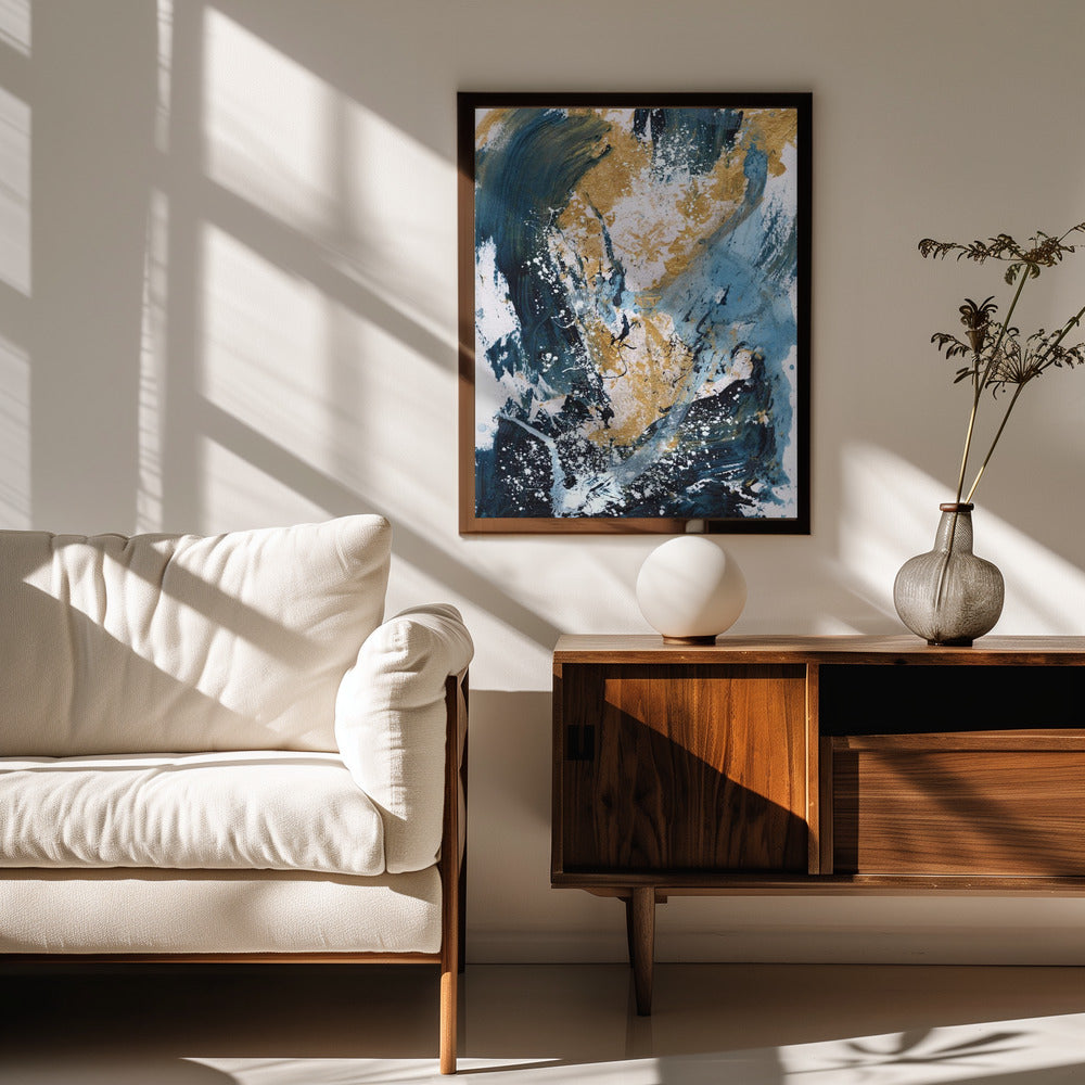 Fine Art Print, Golden Sea