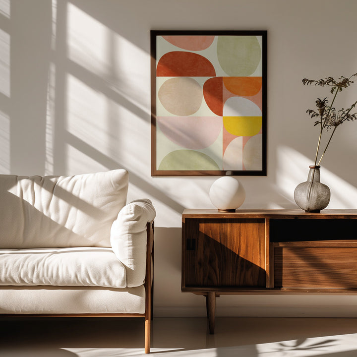 Fine Art Print, Pastel Geometry