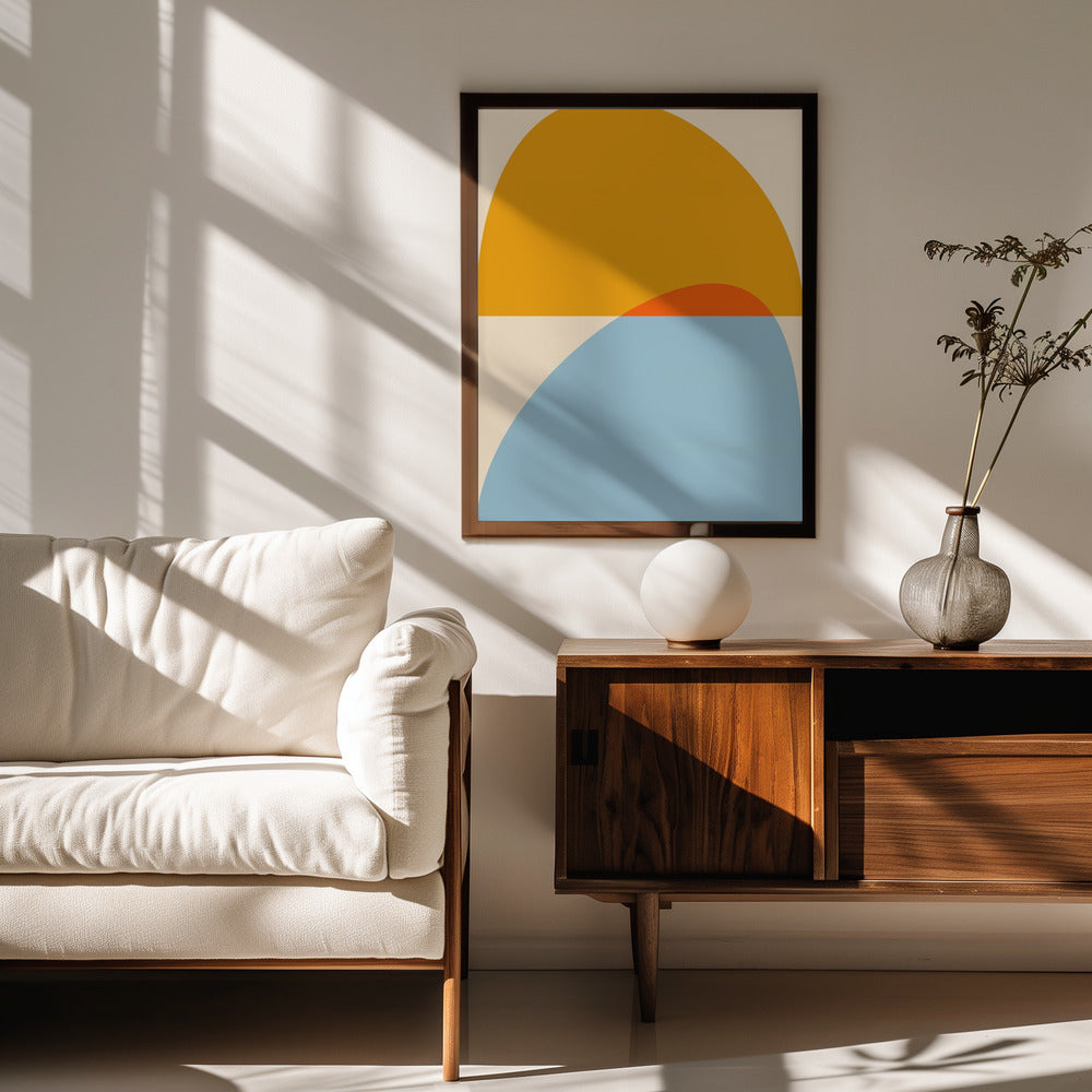 Fine Art Print, Mid Century Pastel 18