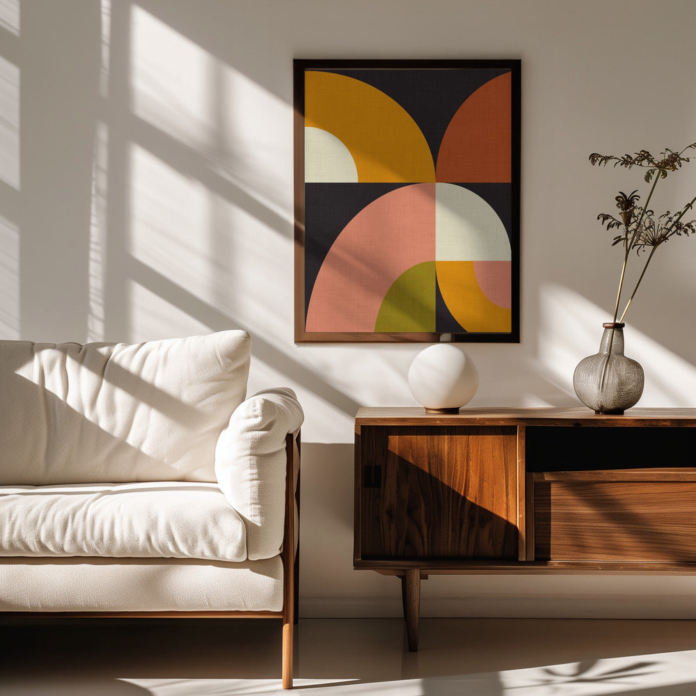 Fine Art Print, Geo Shapes Fall 21 Geo