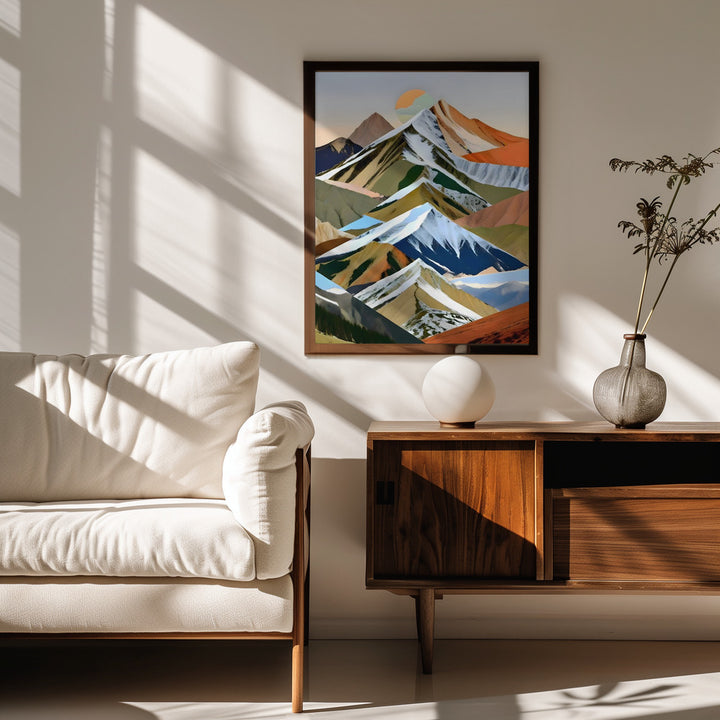 Fine Art Print, The Great Mountain Ranges