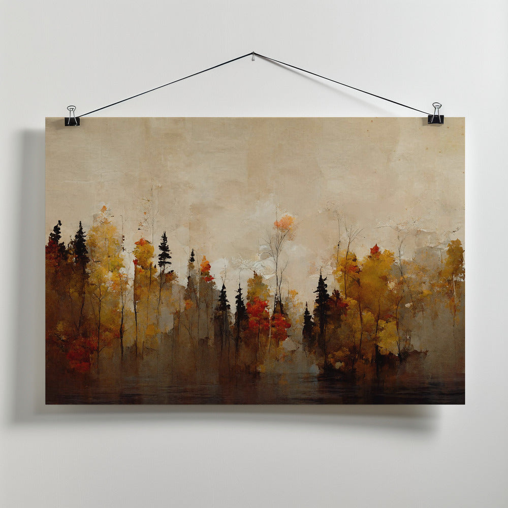 Fine Art Print, A Forest In Autumn