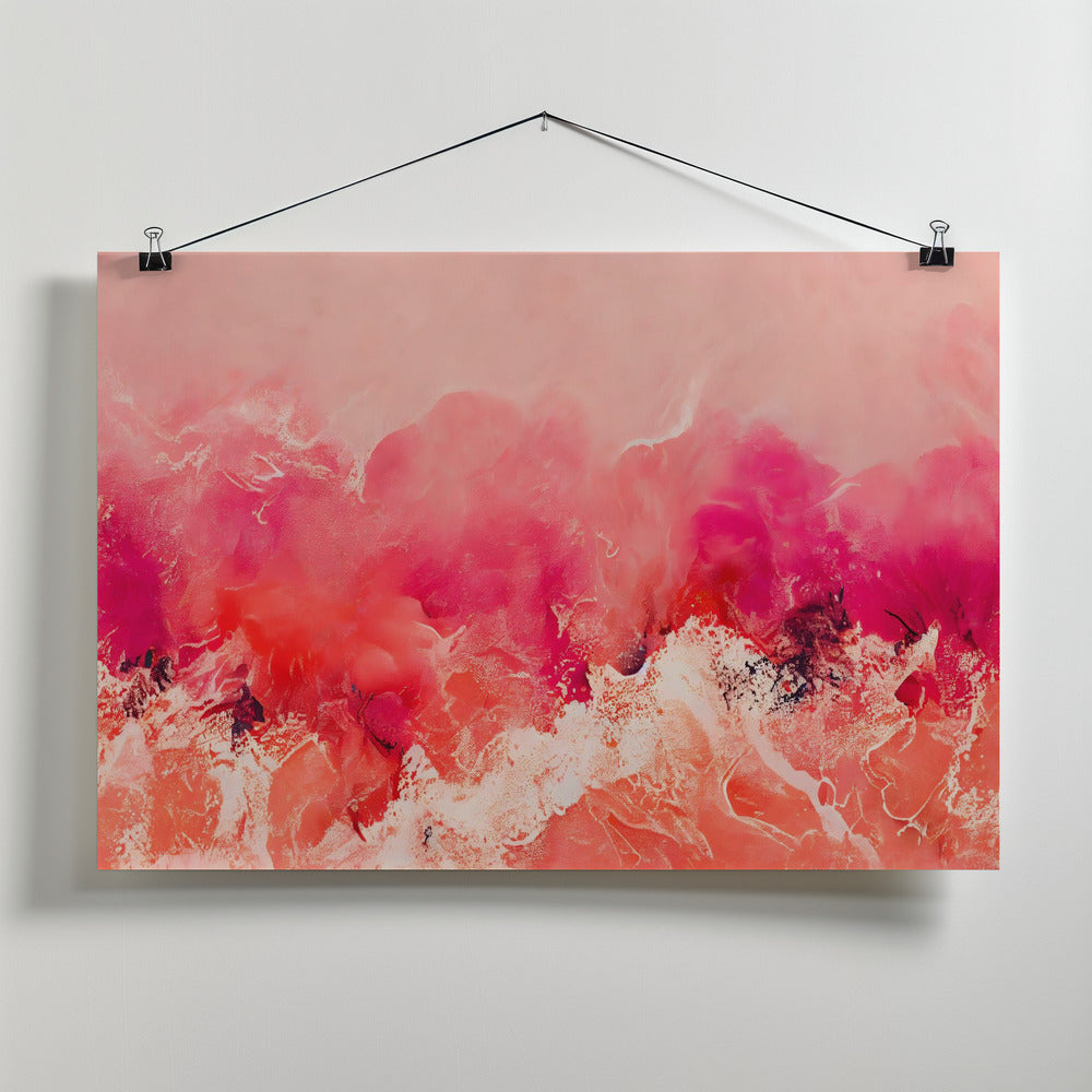 Fine Art Print, Pink Wave