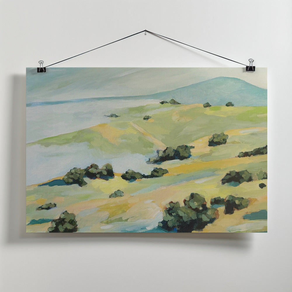 Fine Art Print, Fog and Hills