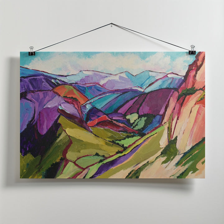 Fine Art Print, Hiking In the Swiss Alps