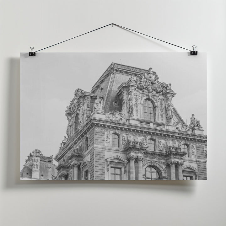 Fine Art Print, Paristuileriesbwbuilding Ratioiso