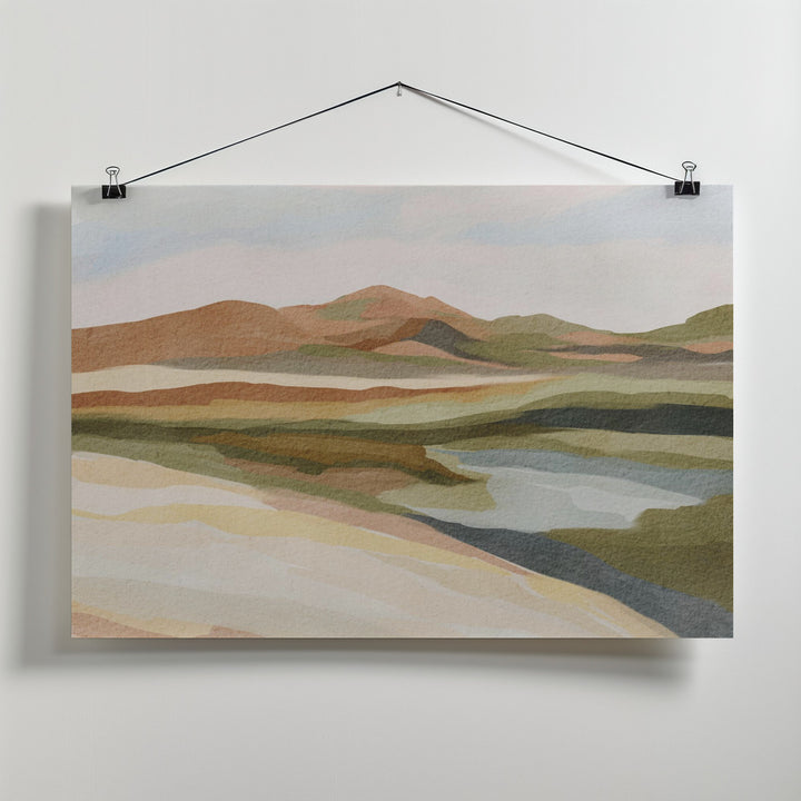 Fine Art Print, Serenity western landscape