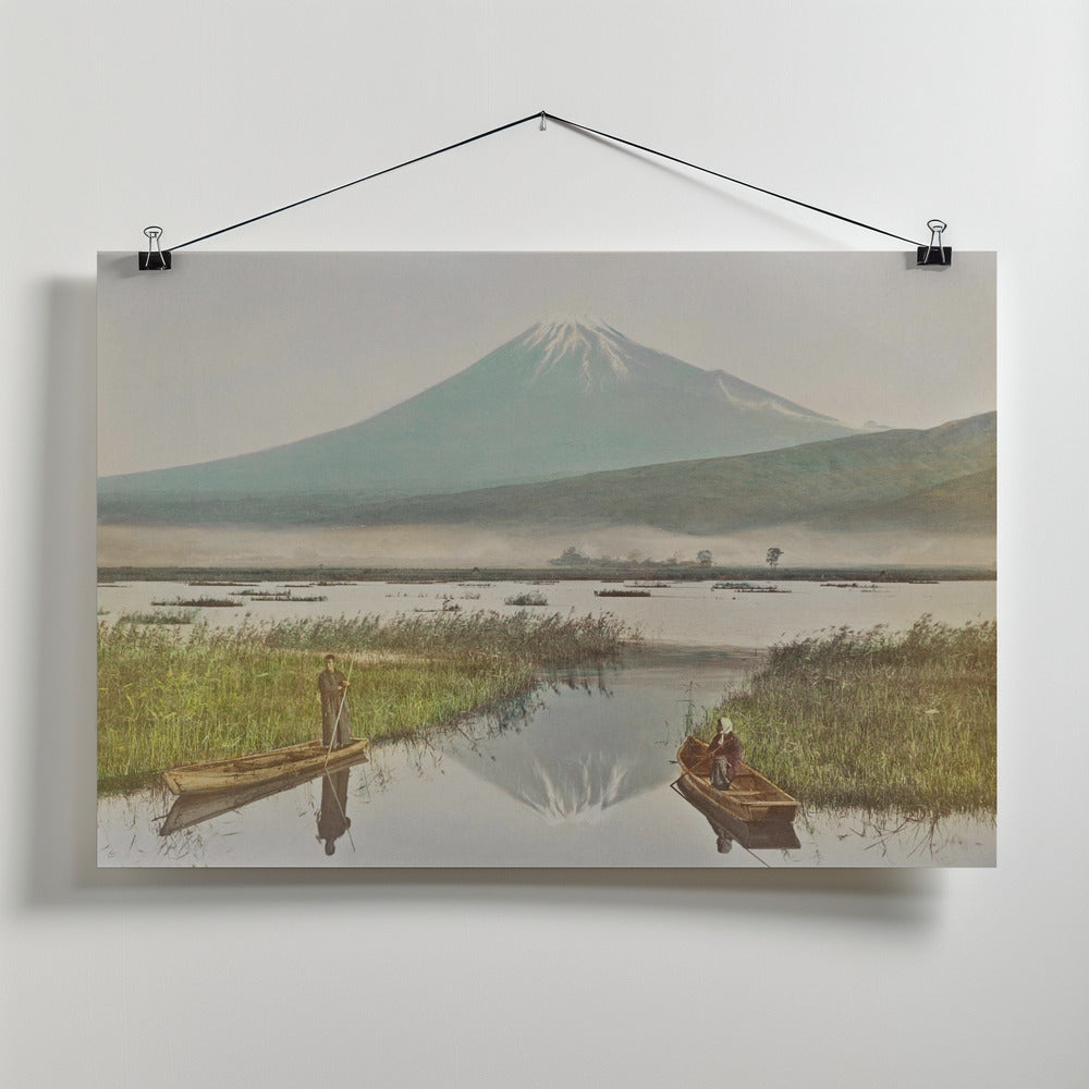 Fine Art Print, Mount Fuji As Seen From Kashiwabara (1897)