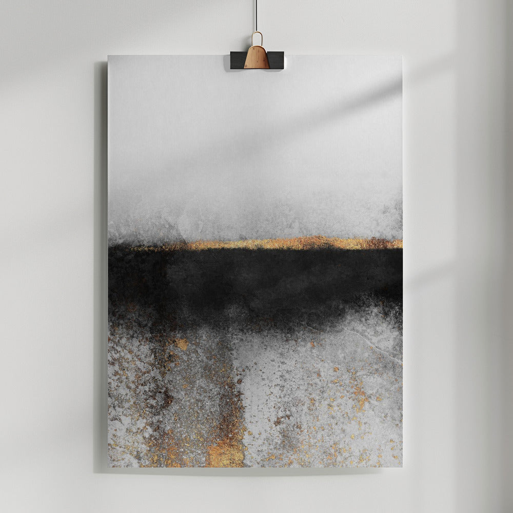 Fine Art Print, Soot And Gold